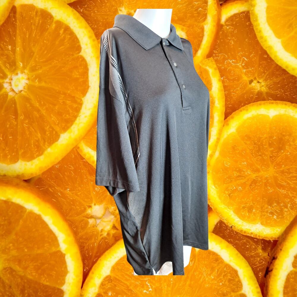 Ben Hogan Men's Performance Black Short Sleeve Golf Polo Shirt Size 2XL
